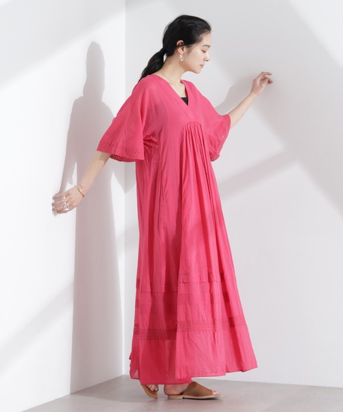 新品タグ付き Sara mallika サラマリカ ワンピース sara mallika ワンピース Sara mallika/COTTON VOILE LACE