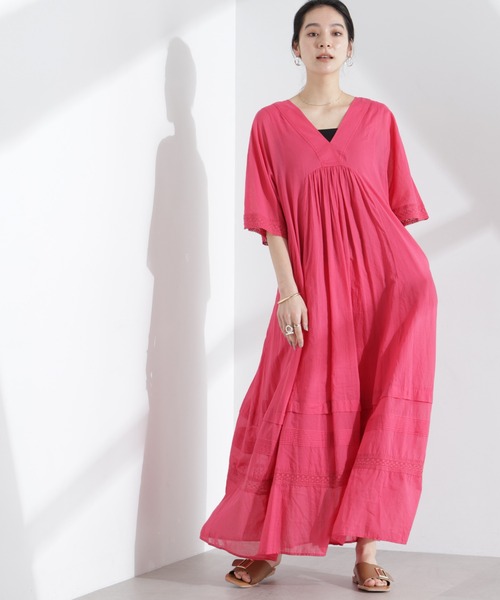 sara mallika ワンピース Sara mallika/COTTON VOILE LACE
