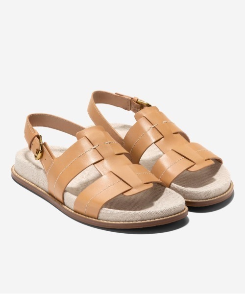 【Cole Haan】マーリー フィッシャーマン フットベッド サンダル Amazon.com | Cole Haan Women's Marlee Fisherman Footbed