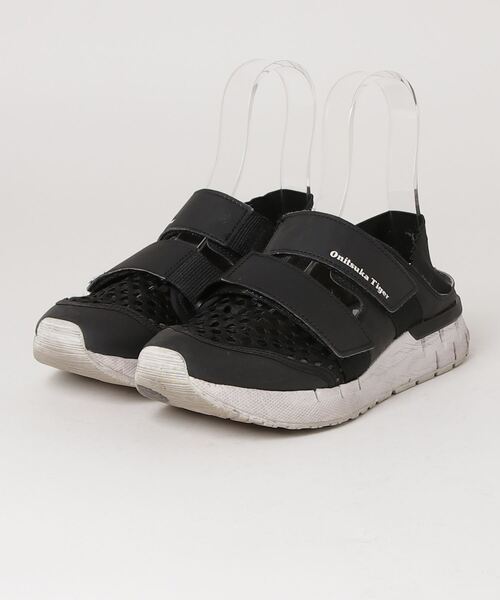 美品　Onitsuka Tiger オニツカタイガー サンダル 黒　24cm Onitsuka Tiger 「Onitsuka Tiger」 フラットサンダル 24cm
