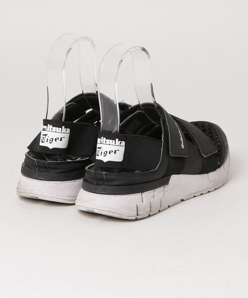 Onitsuka Tiger ブラック フラットシューズ24cm Onitsuka Tiger 「Onitsuka Tiger」 フラットサンダル 24cm
