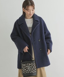 「F by ROSSO」 ピーコート 36 ネイビー レディースの画像8