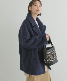 「F by ROSSO」 ピーコート 36 ネイビー レディースの画像9