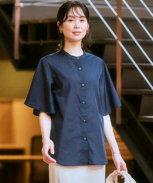 7days Life Styling ブラウス シャツ お手入れしやすいフレアスリーブ