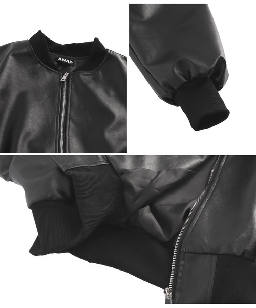 「ANAP」 ブルゾン FREE アイボリー レディース_画像2