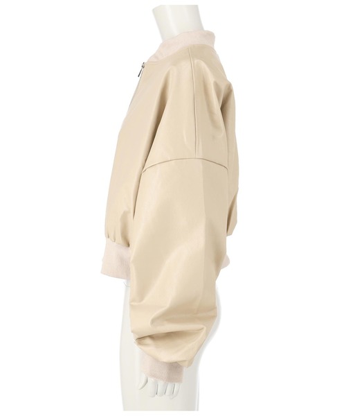 「ANAP」 ブルゾン FREE アイボリー レディース_画像3