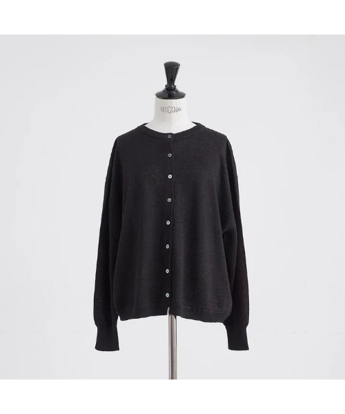 HEAVENLY (ヘブンリー) | ACRYLIC WOOL KNIT 2WAY CARDIGAN (gray/green) | トップス カーディガン プルオーバー 2way HEAVENLY (ヘブンリー) | ACRYLIC WOOL KNIT 2WAY CARDIGAN
