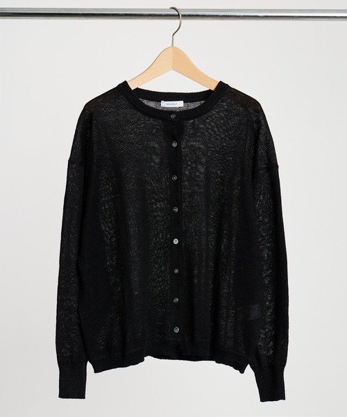 カーディガン 「HEAVENLY / ヘブンリー」Linen Knit Crew Cardigan / リネン ニット クルー カーディガン　DLI HEAVENLY カーディガン 「HEAVENLY / ヘブンリー」Linen Knit