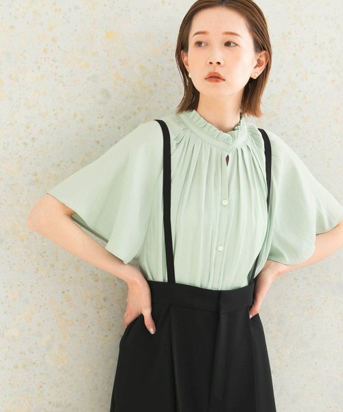「URBAN RESEARCH ROSSO WOMEN」 半袖ブラウス FREE ミント レディース