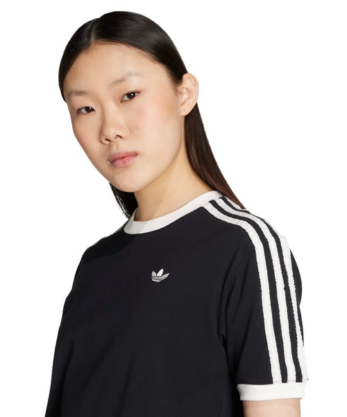 ★adidas originals★W RUFFLE 3S TEE 半袖Tシャツ★追跡可 adidas RUFFLE 3S TEE オフホワイト（アディダス ラフル 3S
