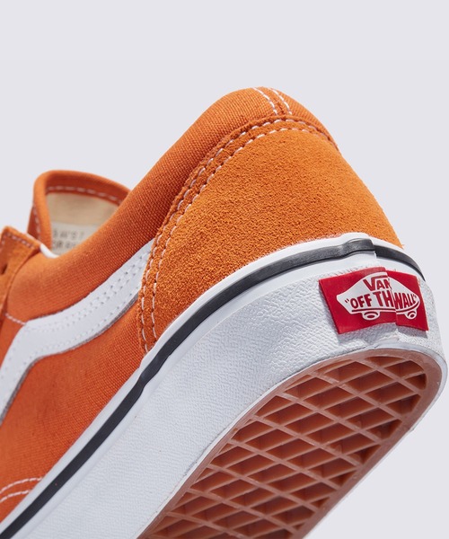 VANS 茶色とオレンジ スニーカー VANS オレンジ スニーカー - メルカリ