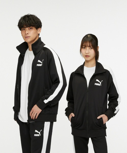 PUMA（プーマ） ジャージブルゾン LARGE ブラック メンズ : ZOZOTOWN