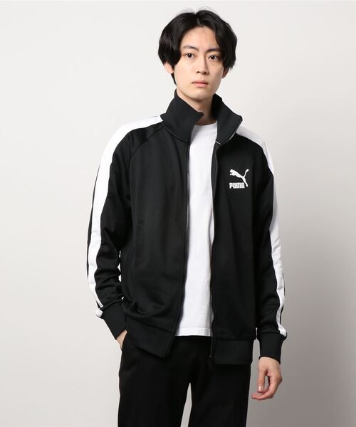 PUMA（プーマ） ジャージブルゾン LARGE ブラック メンズ : ZOZOTOWN
