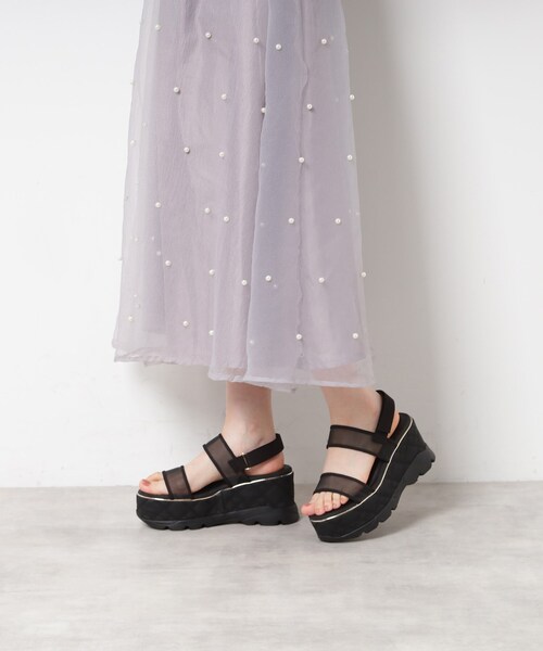 ESPERANZA（エスペランサ） サンダル キルティング厚底スポサン
