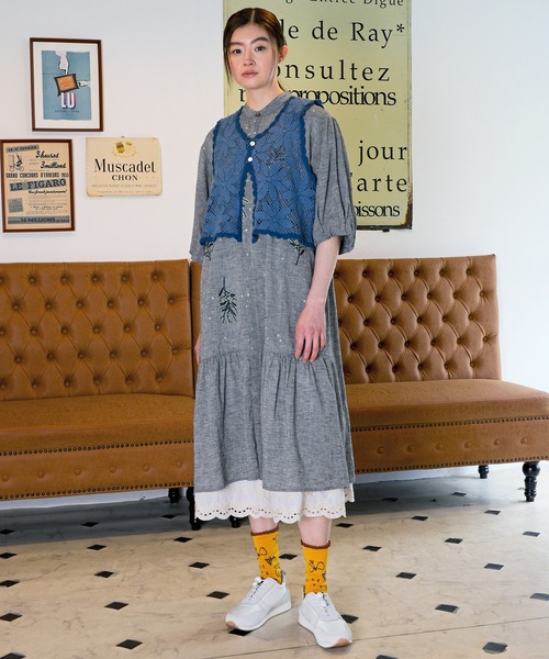 SUPER HAKKA（スーパーハッカ） ワンピース 30／−天竺＋エンブロイ