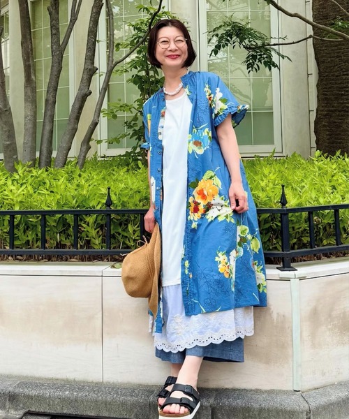 SUPER HAKKA（スーパーハッカ） ワンピース 30／−天竺＋エンブロイ