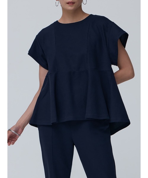tシャツ 「Daily Luxe」ペプラムトップス レディース