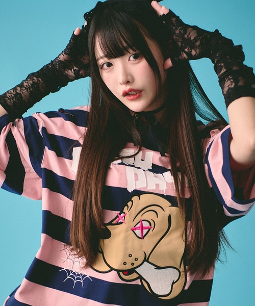 「GALFY」 半袖Tシャツ X-LARGE グレー メンズ