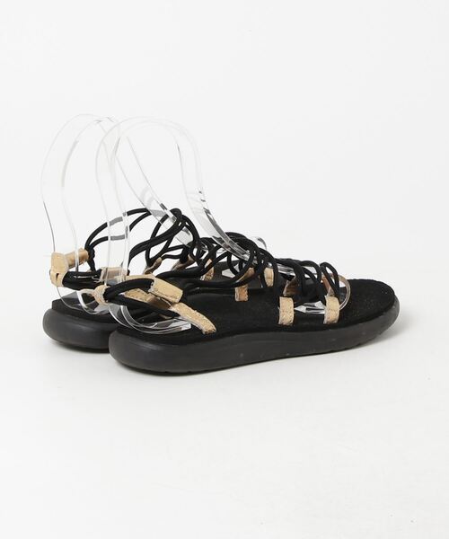 「Teva」 フラットサンダル W5 ゴールド レディース_画像2