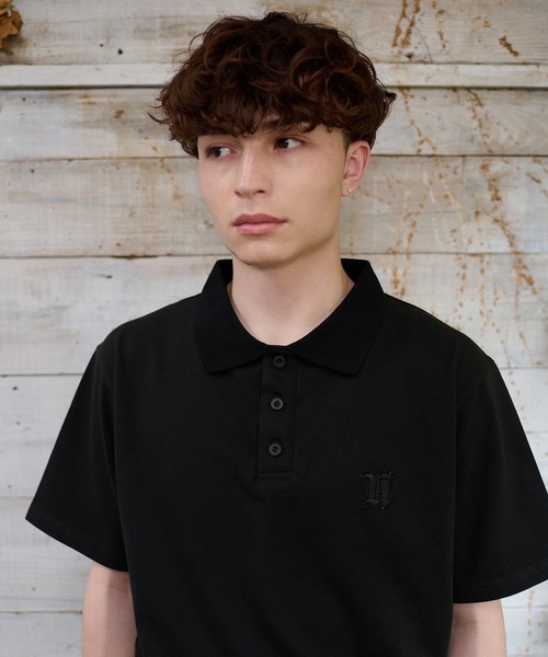 stone ポロシャツ STONE ISLAND (ストーンアイランド) ロゴパッチ 半袖 ポロシャツ