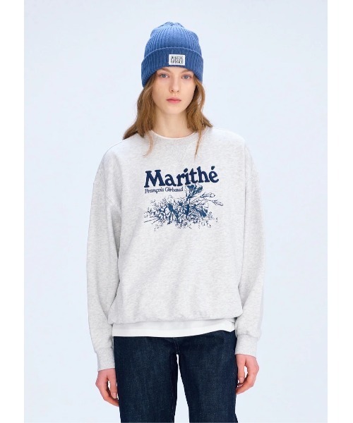 MARITHE FRANCOIS GIRBAUD スウェット MARITHE CLASSIC LOGO COLOR BLOCK RAGLAN SWEATSHIRT (Marithe