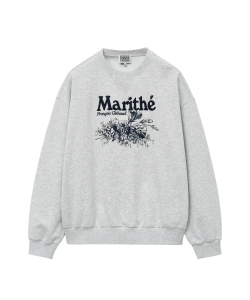 スウェット・トレーナー MARITHE FLOWER GRAPHIC SWEATSHIRT 4BFK902 MARITHE FLOWER GRAPHIC SWEATSHIRT 4BFK902 Ω スウェット