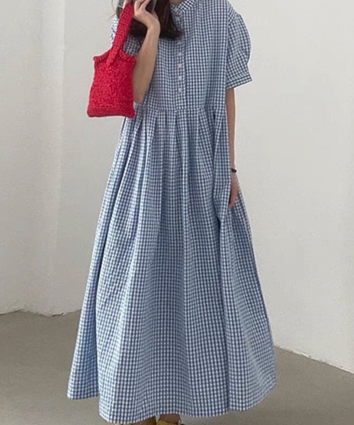 ✩美品✩ バーバリーロンドン ワンピース ノバチェック パフスリーブ リボン 美品 BURBERRY バーバリーロンドン ワンピース ロングワンピース