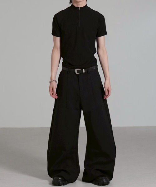 Chikashitsu+（チカシツプラス） tシャツ 「Chikashitsu +」mockneck
