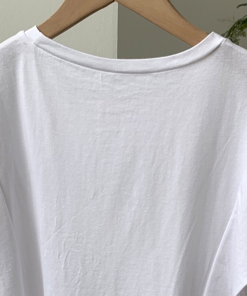 tシャツ 半袖 フリル袖デザインカットソー レディース : ZOZOTOWN 
