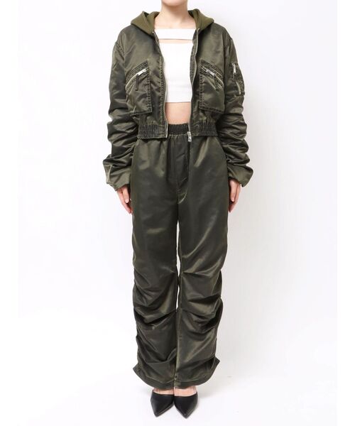 GYDA（ジェイダ） ブルゾン アウター pigment processed hoodie 