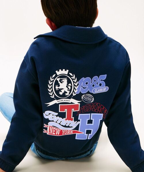 本日限定セール新品スウェットバーシティジャケット128cm サイズ8years TOMMY HILFIGER（トミー・ヒルフィガー） トレーナー BOYS バーシティ