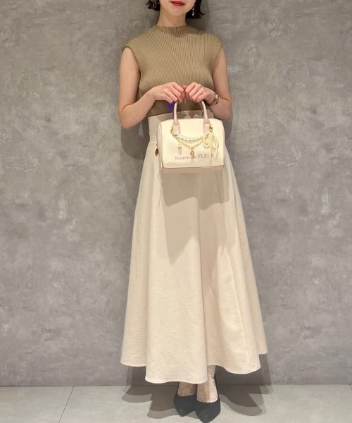 Maison de FLEUR（メゾンドフルール） ボストンバッグ チャーム付き