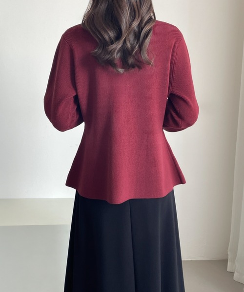 ABITOKYO（アビトーキョー） カーディガン 開襟フレアシルエット