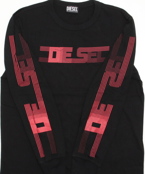「DIESEL」 長袖Tシャツ MEDIUM ブラック メンズ_画像3