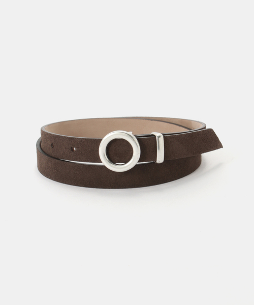 LEFIJE ベルト 「LEFIJE/レフィエ」 スウェードマルバックルベルト