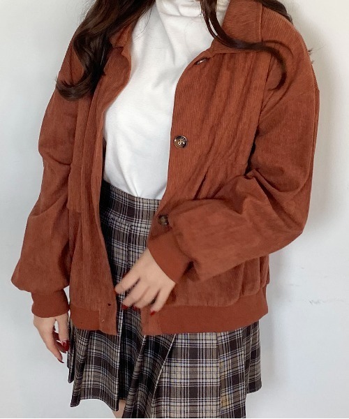 bishool コーデュロイ ジャケット BLUCO（ブルコ） キルティングワークコート コーデュロイ ジャケット