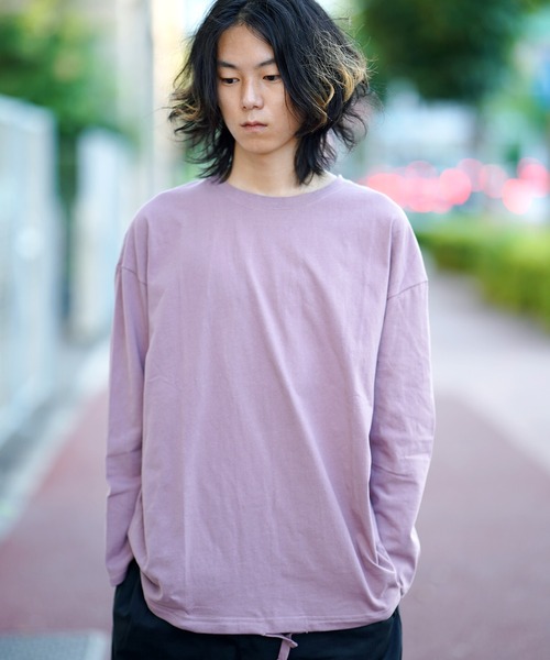THE MILES tシャツ 裾スピンドルロングTEE Tシャツ メンズ レディース