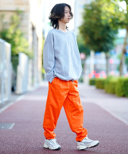 THE MILES tシャツ 裾スピンドルロングTEE Tシャツ メンズ レディース