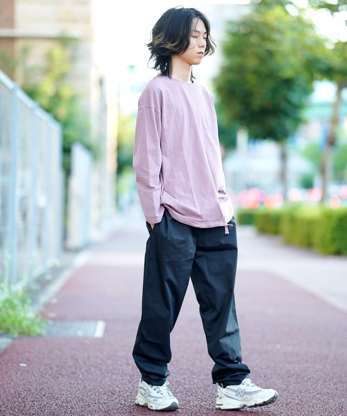 THE MILES tシャツ 裾スピンドルロングTEE Tシャツ メンズ レディース