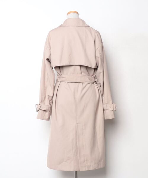 「QUEENS COURT」 トレンチコート 1 ベージュ レディース_画像2