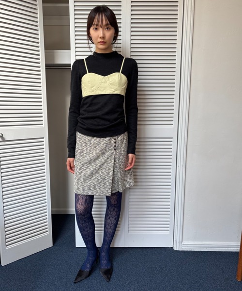 FUULLY STUDIO チューブトップ ベアトップ ハーフカップビスチェ