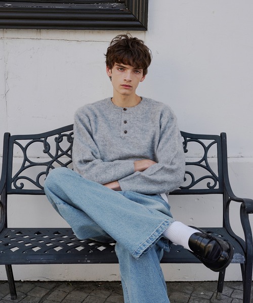 Regen Glanz セーター ニット henryneck knit/ヘンリーネックニット