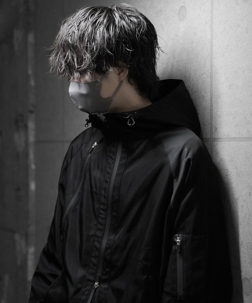 【FOTUS】ダブルジップブルゾン RUUBON ブルゾン アウター tech double zip hooded blouson / テック
