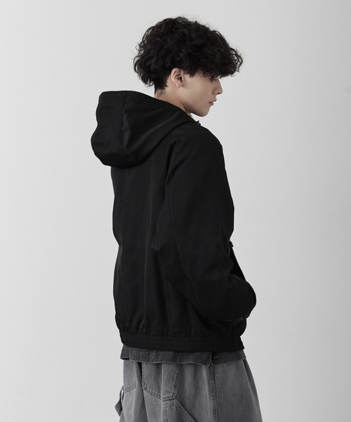 RUUBON ブルゾン アウター tech double zip hooded blouson / テック 