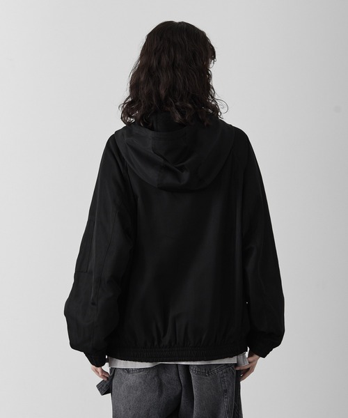RUUBON ブルゾン アウター tech double zip hooded blouson / テック 