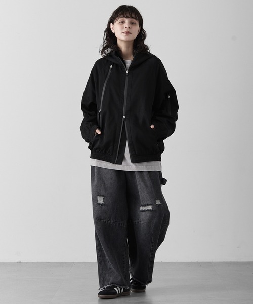 ジャケット・アウター Colpo Nove tech jacket RUUBON ブルゾン アウター tech double zip hooded blouson / テック