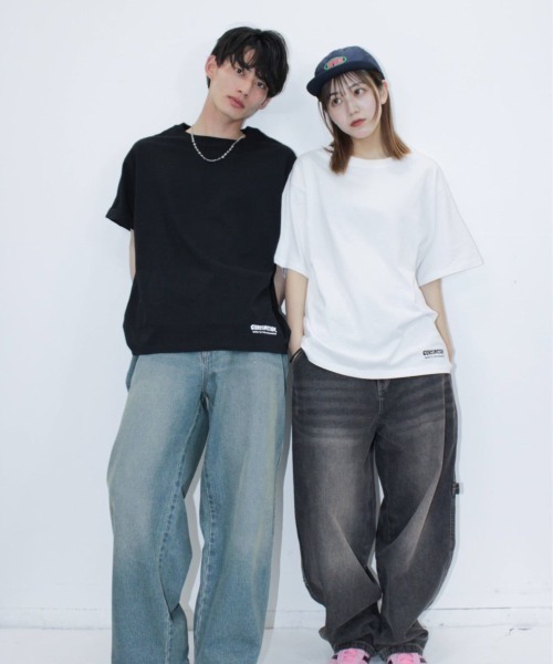 「centimeter」 半袖Tシャツ X-LARGE ブラック メンズ_画像4