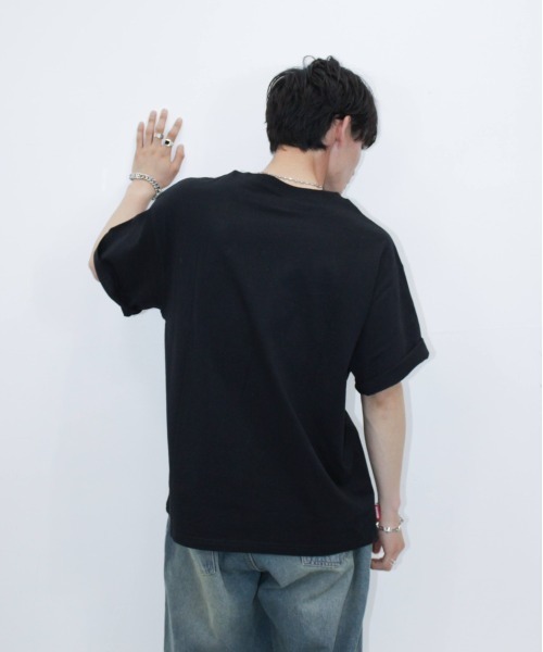 「centimeter」 半袖Tシャツ X-LARGE ブラック メンズ_画像8