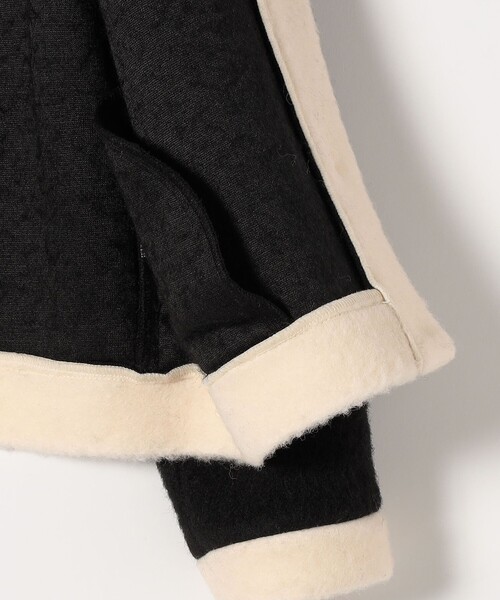 SHIPS any ジャケット ノーカラージャケット any: バイカラー クルー