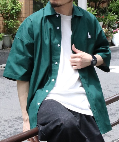 「Healthknit Product」 半袖シャツ M ブラック メンズ_画像9